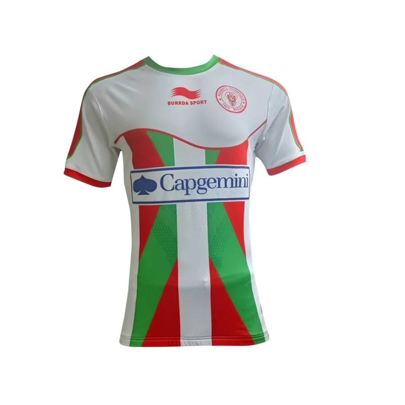 Green Red White Stripe Soccer Jersey Green Red White Stripe Soccer Jersey
